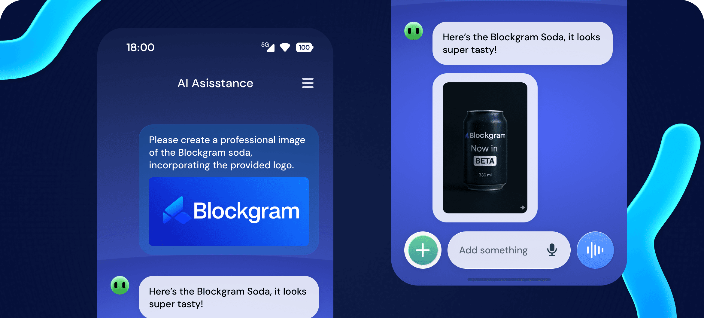 Blockgram Mobile Interface